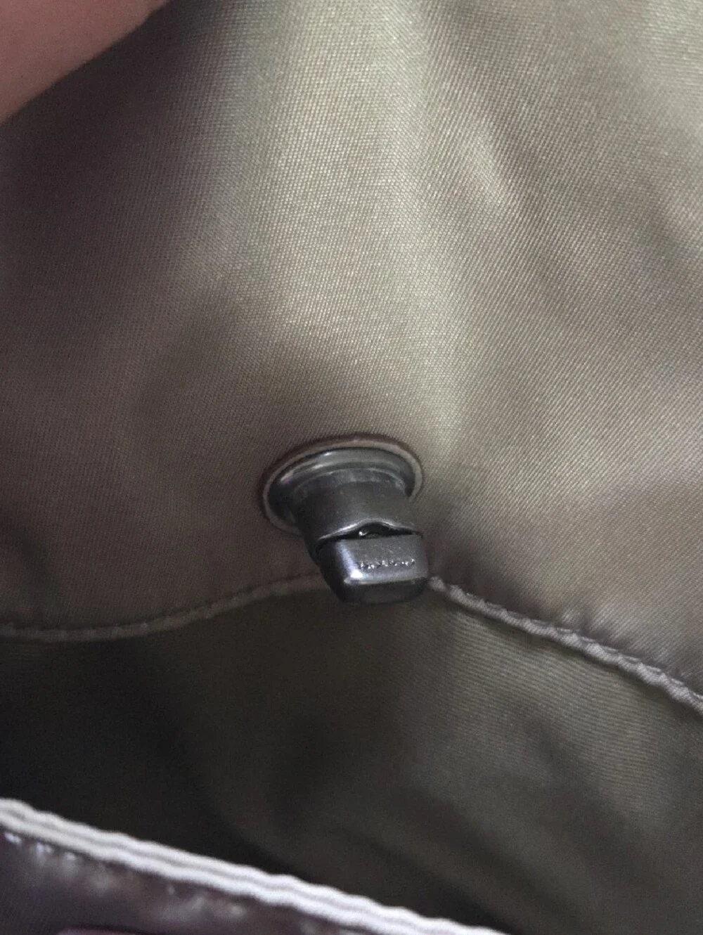 Coach Taupe Nylon Carryall  Tote with Leather Trim